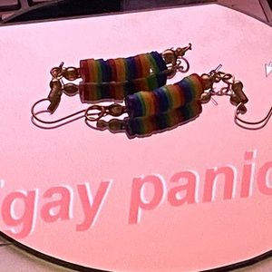 Rainbow earrings